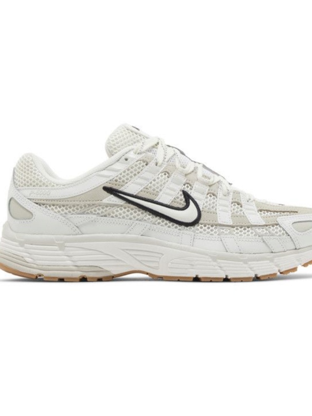 Nike Men’s White and Black Mesh Running Sneakers